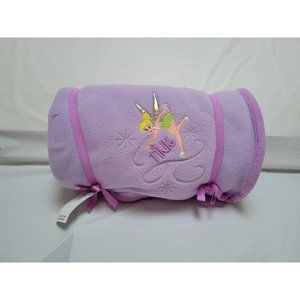 Tink Tinkerbell Disney Store Exclusive Blanket 50" X 60" - NWT Throw Lavender